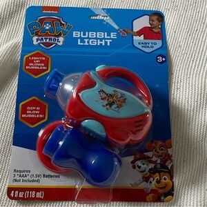 Paw patrol bubble light